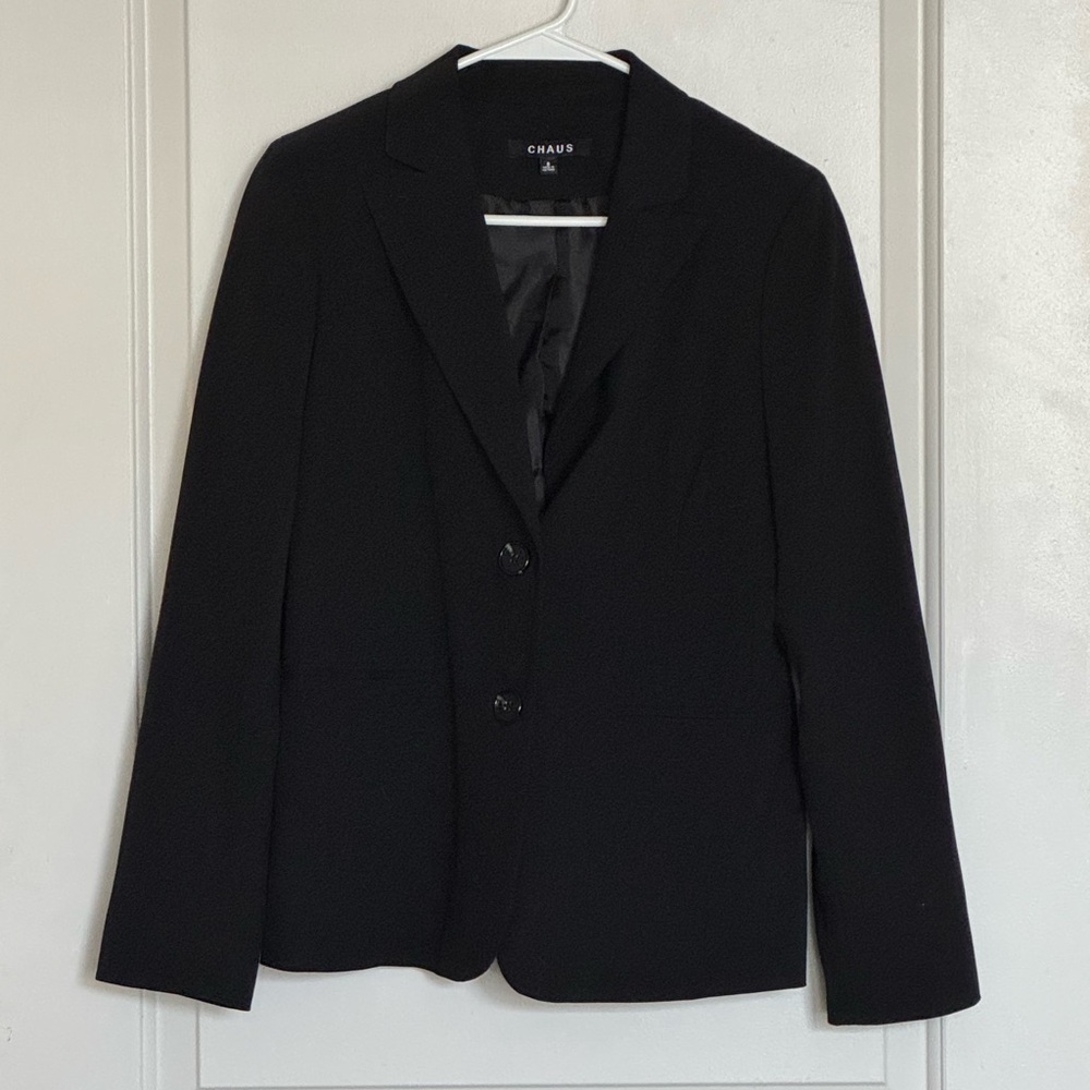 Chaus Women's Classic Black Suit Jacket